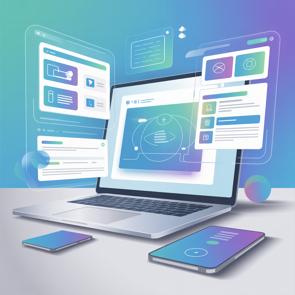 Interface Layering and Content Hierarchy in Enterprise-Style Platforms